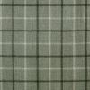 Plaid Rod Pocket and Back Tab Curtain Panel with Fleece Lining