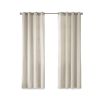 Solid Piece Dyed Grommet Top Curtain Panel(Only 1 Pc Panel)