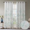 Burnout Printed Curtain Panel Pair(2 Pcs Window Panels)