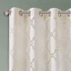 Fretwork Burnout Sheer Curtain Panel