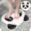 Panda Silicone Bath Mat Cute Panda Shower Mat Non Slip with Suction Cups