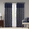 Jacquard Curtain Panel Pair