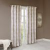 Printed Jacquard Grommet Top Total Blackout Curtain Panel