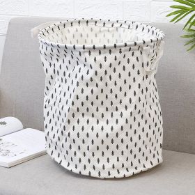 Household cloth dirty clothes basket (Option: Small tree)