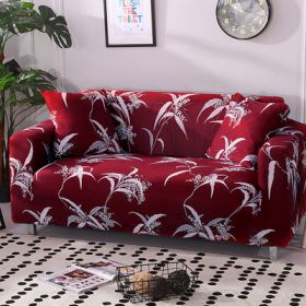 Printed Sofa Cushion Sofa Cover Sofa Cover (Option: D-2 seater)