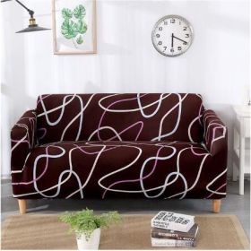 Elastic Universal Sofa Cover (Option: 4 style-Pillowcase 2pcs)