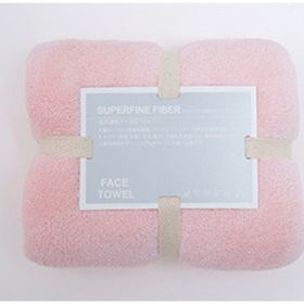 Soft Yoga towel with solid water absorption (Option: Pink-34X80cm)