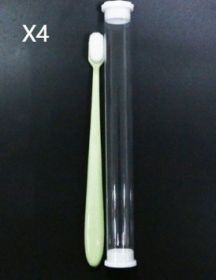 Micron Soft Toothbrush (Option: Green wavy head 4 PCS)