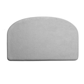 Super Absorbent Bath Mat Quick Drying Shower Carpets Bathroom Rug Non-slip Entrance Doormat Floor Mats Toilet Carpet Home Decor (Color: Gray Without Logo, Specification: 500MMx800MM)