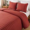 Quilt Bedding Sets with Pillow Shams, Deep Lightweight Bedspread Coverlet, Quilted Blanket Thin Comforter Bed Cover, 3 Pieces,