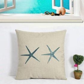 Coastal Charm Cushion Covers (Style: Seahorse)