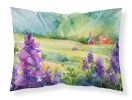 NEW New Jersey Violet in Watercolor Standard Pillowcase Lightweight Super Soft Easy Care Decorative Artwork Pillowcase, Standard