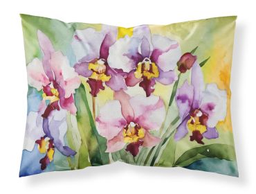 Orchids in Watercolor Standard Pillowcase Lightweight Super Soft Easy Care Decorative Artwork Pillowcase, Standard (Default: Default)