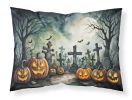 Graveyard Spooky Halloween Standard Pillowcase Lightweight Super Soft Easy Care Decorative Artwork Pillowcase, Standard