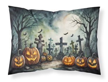 Graveyard Spooky Halloween Standard Pillowcase Lightweight Super Soft Easy Care Decorative Artwork Pillowcase, Standard (Default: Default)