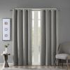 Printed Heathered Blackout Grommet Top Curtain Panel(Only 1 Pc Panel)