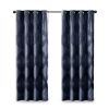 Ogee Knitted Jacquard Total Blackout Curtain Panel(Only 1 Pc Panel)