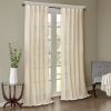 Solid Crushed Curtain Panel Pair(2 Pcs Window Panels)