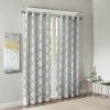 Fretwork Burnout Sheer Curtain Panel(Only 1 Pc Panel)