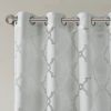 Fretwork Burnout Sheer Curtain Panel(Only 1 Pc Panel)