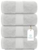 Luxury Bath Towels Set of 4 Large 700 GSM Cotton Ultra Soft Bath Towels 27x54 inch Highly Absorbent and Quick Dry Hotel Towels for Bathroom Luxury Plu