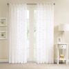 Sheer Embroidered Window Curtain(Only 1 Pc Panel)